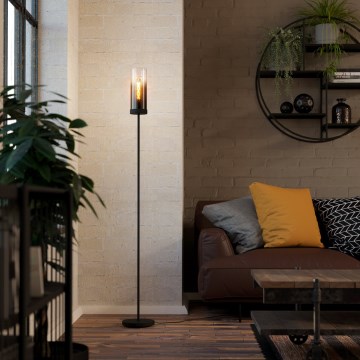Eglo - Stojacia lampa 1xE27/40W/230V čierna