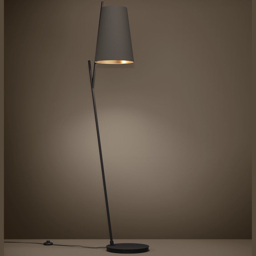 Eglo - Stojacia lampa 1xE27/40W/230V hnedá