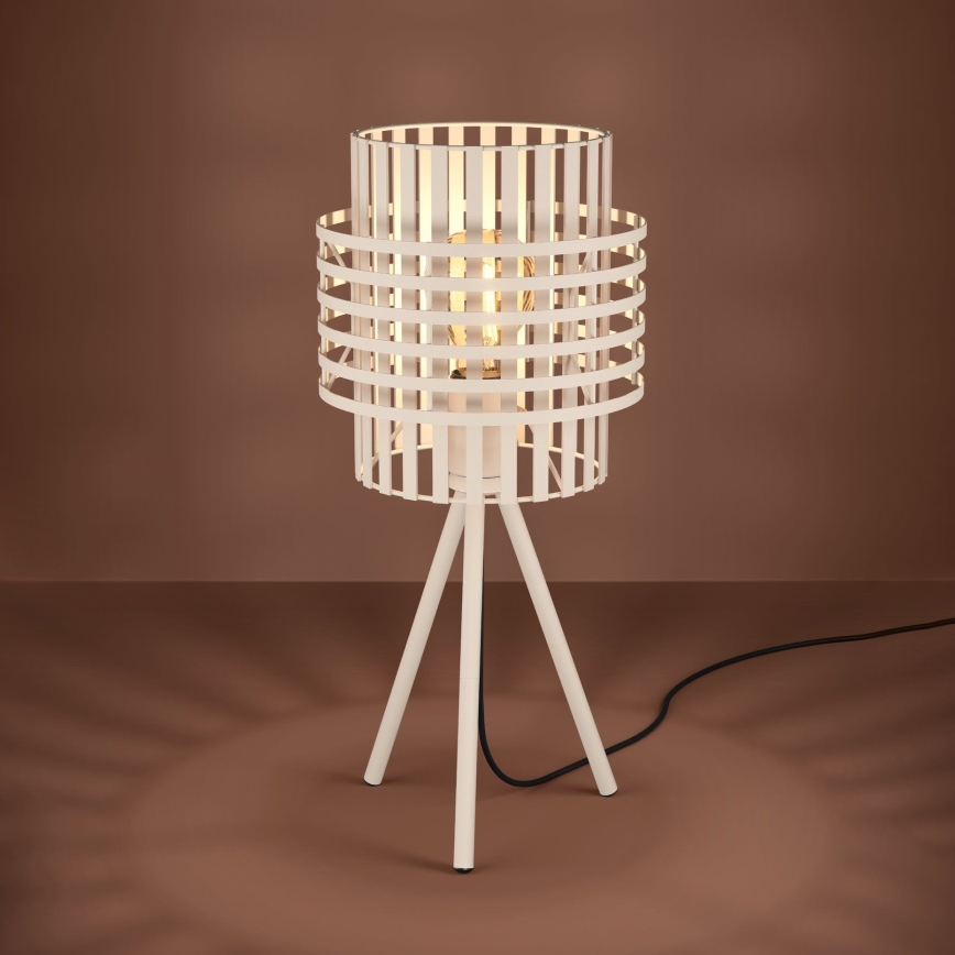 Eglo - Stojacia lampa 1xE27/40W/230V krémová