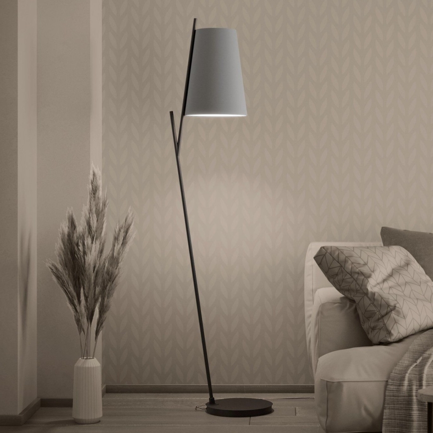 Eglo - Stojacia lampa 1xE27/40W/230V šedá