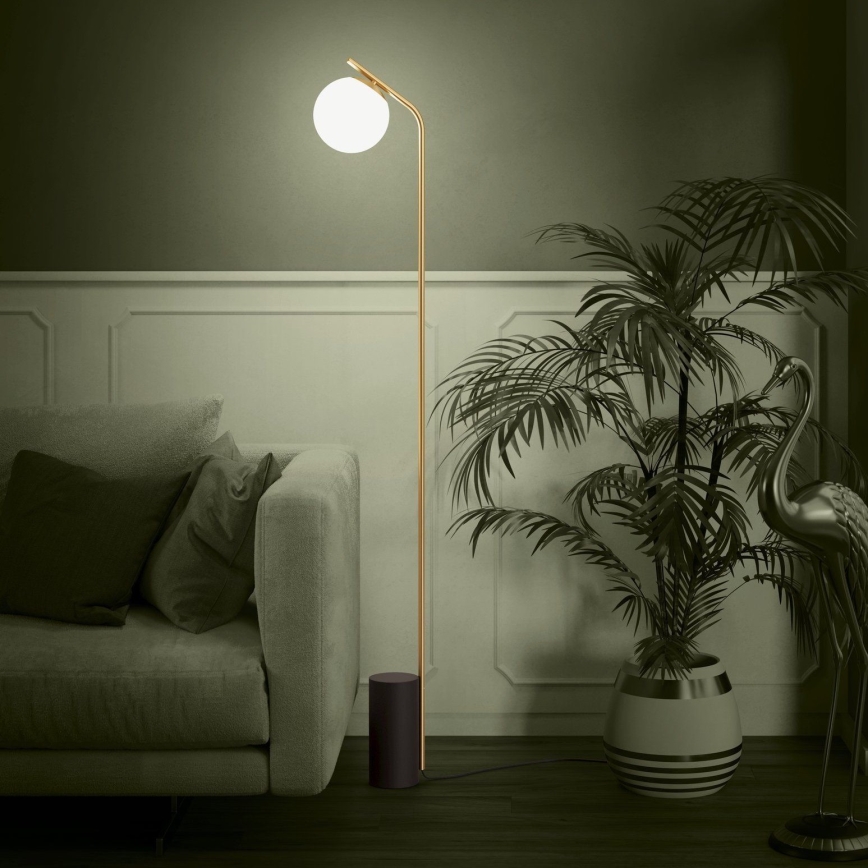 Eglo - Stojacia lampa 1xE27/40W/230V zlatá