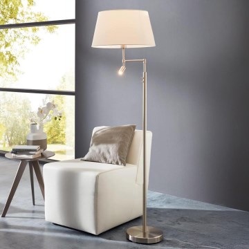 Eglo - Stojacia lampa 1xE27/60W + LED/2,1W