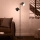 Eglo - Stojacia lampa 2xE27/28W/230V čierna