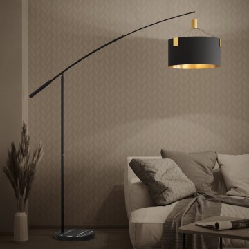 Eglo - Stojacia lampa 3xE27/40W/230V čierna/zlatá
