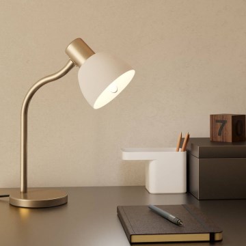 Eglo - Stolná lampa 1xE14/25W/230V matný chróm