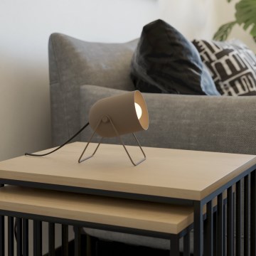 Eglo - Stolná lampa 1xE14/8W/230V béžová