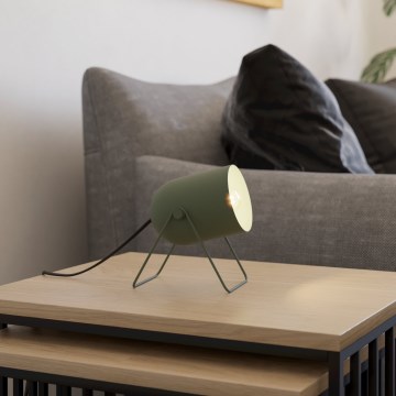 Eglo - Stolná lampa 1xE14/8W/230V zelená