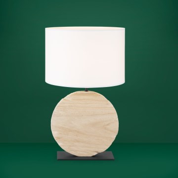 Eglo - Stolná lampa 1xE27/40W/230V 63,5 cm hnedá