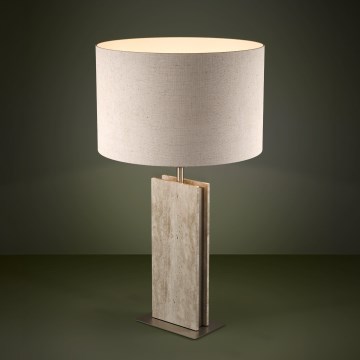 Eglo - Stolná lampa 1xE27/40W/230V béžová