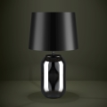 Eglo - Stolná lampa 1xE27/40W/230V čierna/dymová
