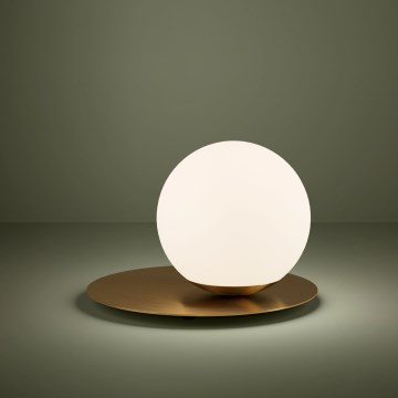 Eglo - Stolná lampa 1xE27/40W/230V zlatá