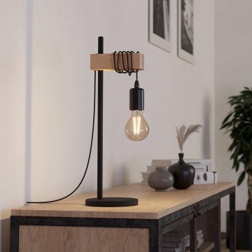 Eglo - Stolná lampa TOWNSHEND 1xE27/10W/230V