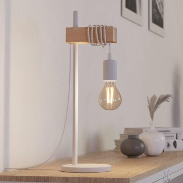 Eglo - Stolná lampa TOWNSHEND 1xE27/10W/230V