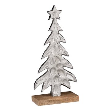 Eglo - Vianočná dekorácia 27x13 cm stromček/strieborná