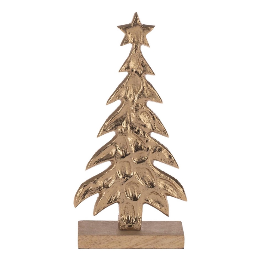 Eglo - Vianočná dekorácia 27x13 cm stromček/zlatá
