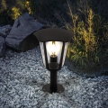 Eglo - Vonkajšia lampa 1xE27/60W/230V IP4výška 335 čierna