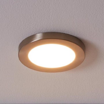Eglo - Zapustené LED svietidlo, 5,5 W/230 V, 3000 K, matný chróm, pr. 11,7 cm