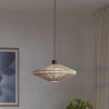 Eglo - Závesné svietidlo na lanku 1xE27/40W/230V krémové