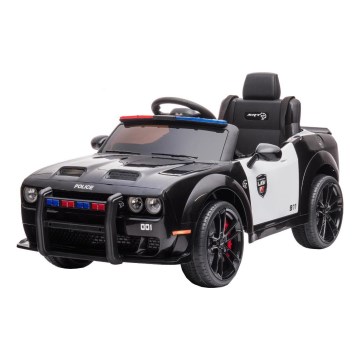 Elektrické autíčko Dodge Challenger Polícia 50W/4500 mAh  čierna/biela