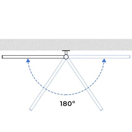 Elektrický otočný sušiak na uteráky s termostatom ARABESQUE 196W/230V 81,8 cm IP44 čierna