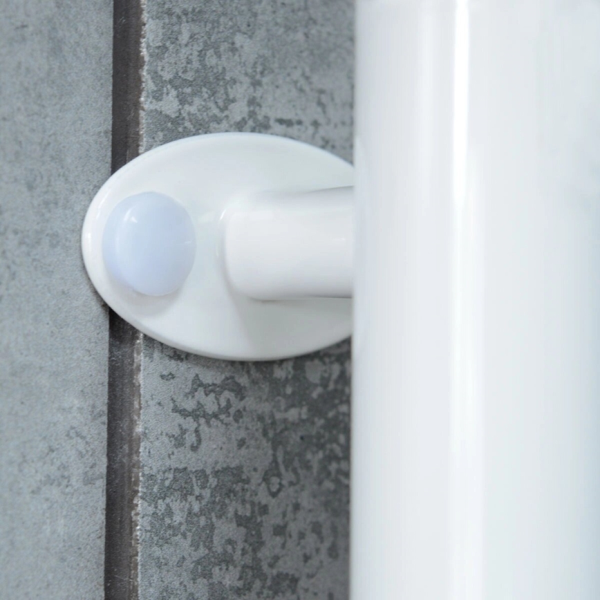 Elektrický otočný sušiak na uteráky s termostatom ARABESQUE 105W 80x49 cm biela