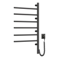 Elektrický otočný sušiak na uteráky s termostatom ARABESQUE 105W 82x49 cm čierna
