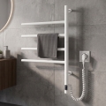 Elektrický otočný sušiak na uteráky s termostatom ARABESQUE 60W 65x49 cm biela