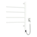 Elektrický otočný sušiak na uteráky s termostatom ARABESQUE 60W 65x49 cm biely