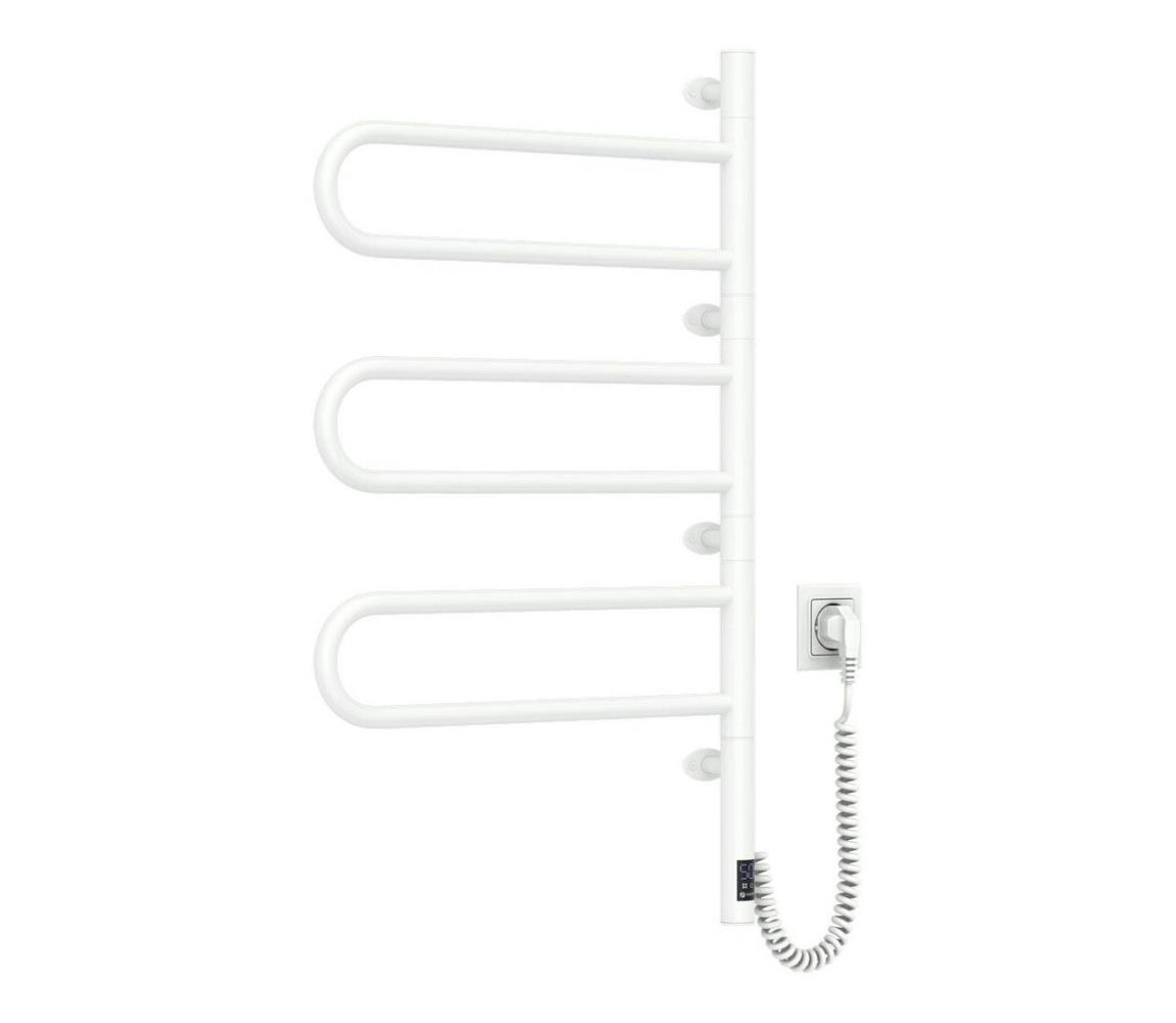 Navin Elektrický otočný sušiak na uteráky s termostatom FOUETTE 120W 80x49 cm biela 12-112033-4880