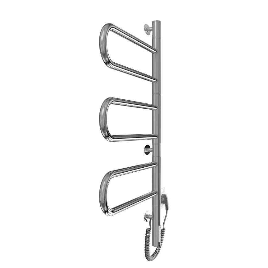 Elektrický otočný sušiak na uteráky TRISTAR 80W/230V 82,5x44,5 cm IP44 nerez/lesklý chróm