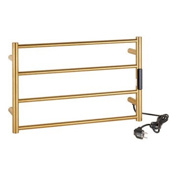 Elektrický sušiak na uteráky 56x37 cm 36W nerez/zlatá