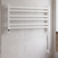 Elektrický sušiak na uteráky s termostatom AVANGARD 181W 50x90 cm biela pravá
