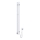 Elektrický sušiak na uteráky s termostatom SILOUETTE 187W/230V 120,6 cm IP44 biely pravý hranatý