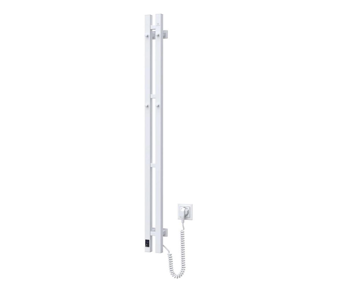 Navin Elektrický sušiak na uteráky s termostatom SILOUETTE 70W 120x9 cm biely pravý 12-134053-0912