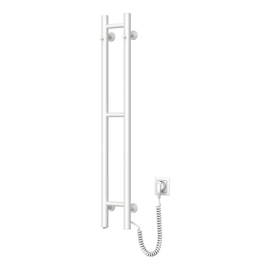 Elektrický sušiak na uteráky SILOUETTE 187W/230V 101,1 cm IP44 biela pravá zaokrúhlený