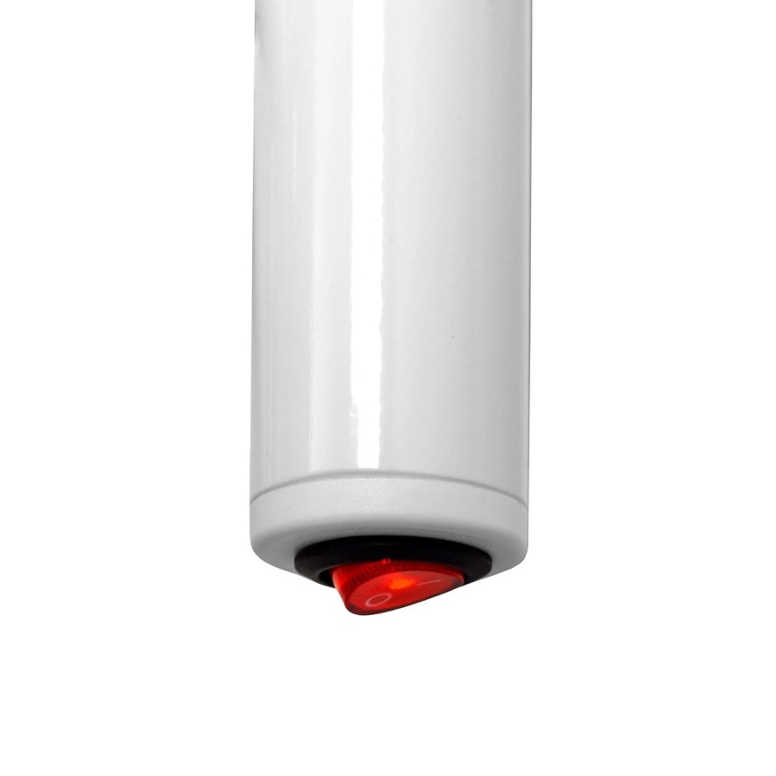 Elektrický sušiak na uteráky SILOUETTE 187W/230V 101,1 cm IP44 biela pravá zaokrúhlený