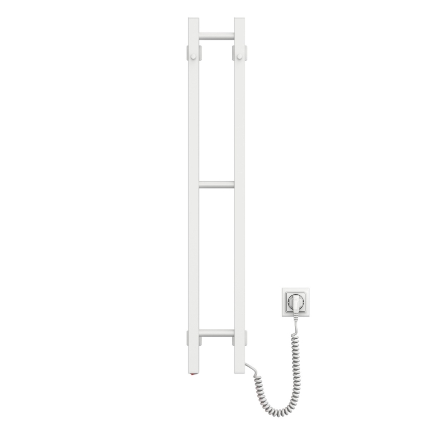 Elektrický sušiak na uteráky SILOUETTE 187W/230V 101,1 cm IP44 biely pravý hranatý