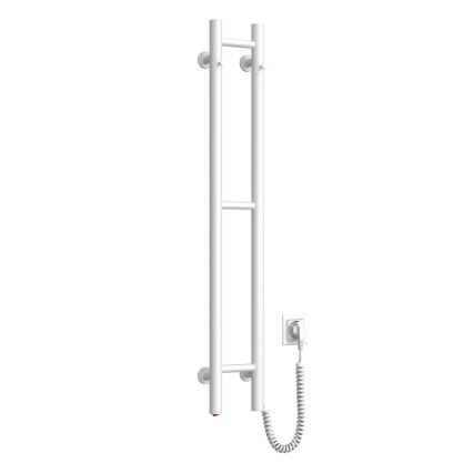 Elektrický sušiak na uteráky SILOUETTE 46W 100x16 cm biely pravý