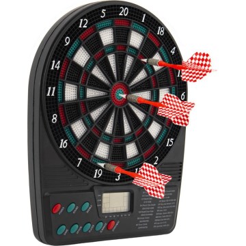 Elektronický terč + 3 šípky, napájanie 3×AA