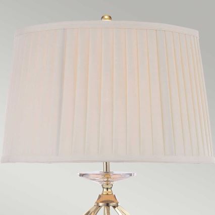 Elstead - Stolná lampa AEGEAN 1xE27/60W/230V zlatá
