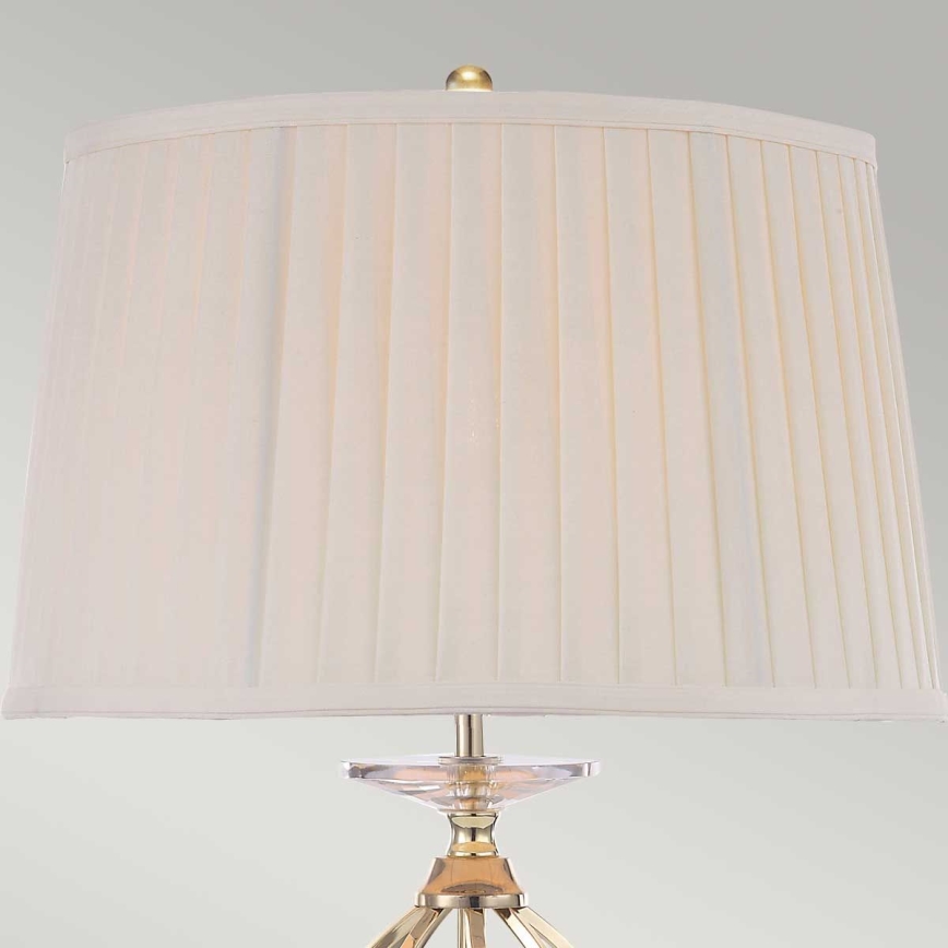 Elstead - Stolná lampa AEGEAN 1xE27/60W/230V zlatá