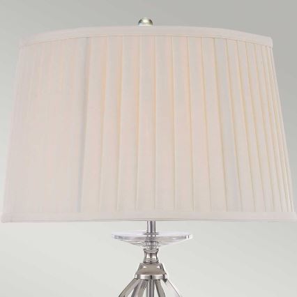 Elstead - Stolná lampa AEGEAN 1xE27/60W/230V lesklý chróm