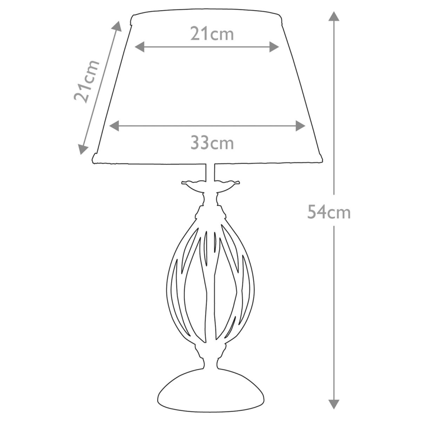 Elstead - Stolná lampa ARTISAN 1xE27/60W/230V bronzová