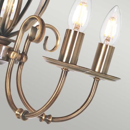 Elstead - Luster na reťazi ARTISAN 5xE14/60W/230V