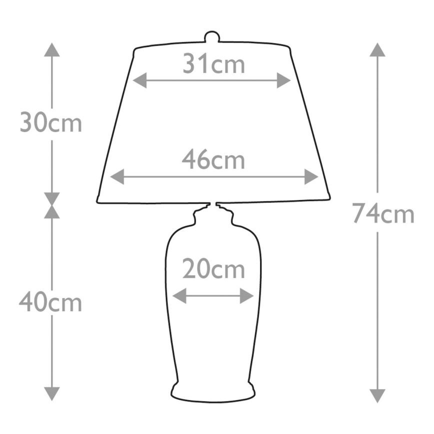 Elstead - Stolná lampa BLACK BIRDS 1xE27/60W/230V