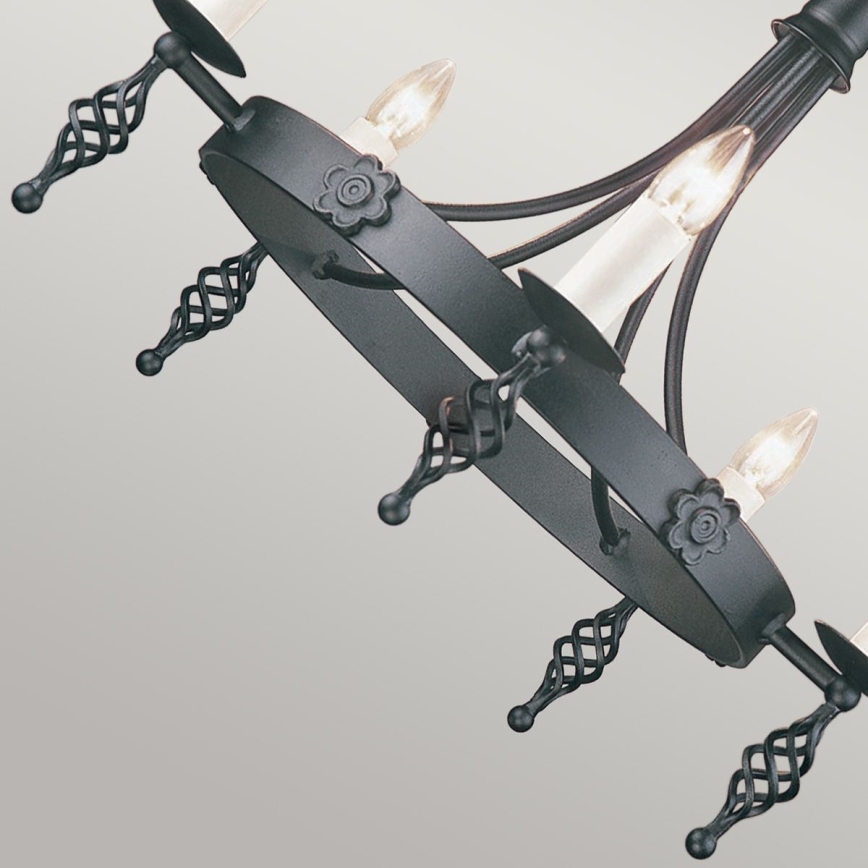 Elstead - Luster na reťazi BELFRY 5xE14/60W/230V
