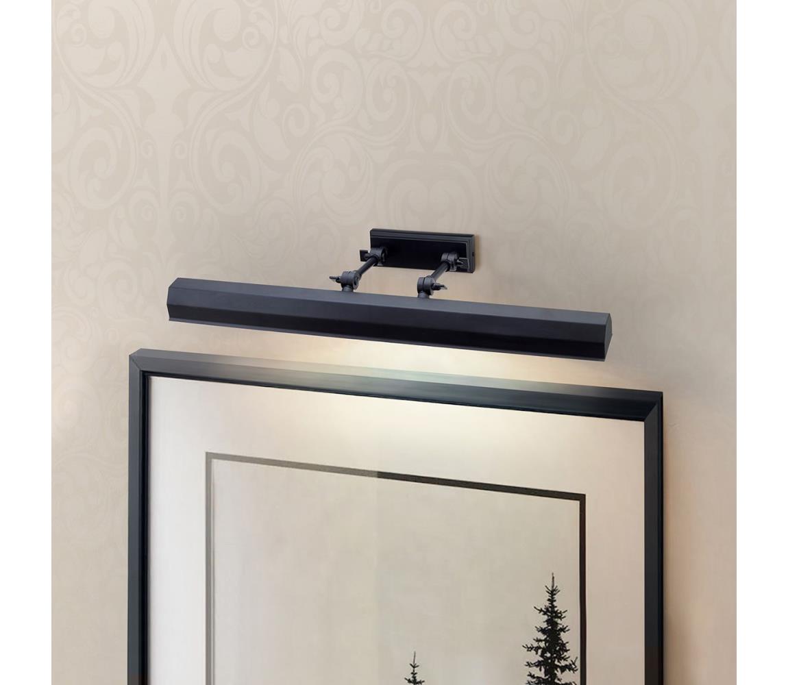 Elstead CHAWTON-PLL-BLK - Svietidlo na obrazy CHAWTON 4xE14/40W/230V čierne CHAWTON-PLL-BLK