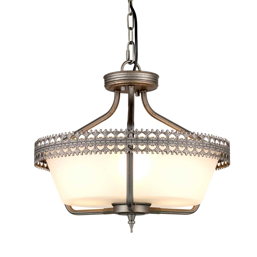 Elstead - Prisadený luster CROWN 3xE27/60W/230V