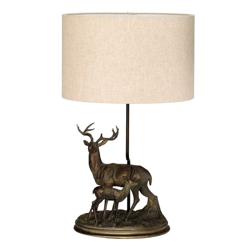 Elstead - Stolná lampa AMELIA 1xE27/40W/230V bronzová