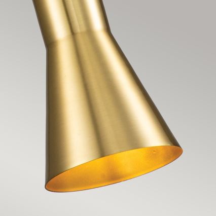 Elstead - Luster na lanku ETOILE 1xE27/60W/230V pr. 13,3 cm zlatá